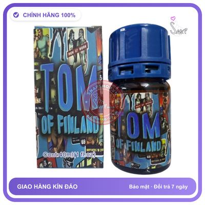 Popper Tom Of Finland Blue 40ml chính hãng - chai 40ml, hương dịu không nồng, hàng chuẩn nhập khẩu - giao hàng che tên kín đáo