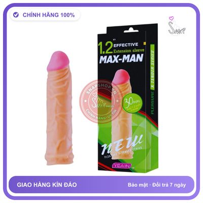 Bao Cao Su Đôn Dên 3cm Maxman YY912 chính hãng - hộp 1 cái, có hương thơm, ôm sát cảm giác thật - giao hàng che tên kín đáo