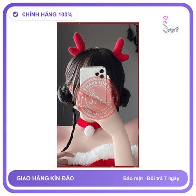 Cài Tóc Tuần Lộc Noel Giáng Sinh chính hãng - chất vải mềm mát, đường may tỉ mỉ, tôn dáng quyến rũ - giao hàng che tên kín đáo
