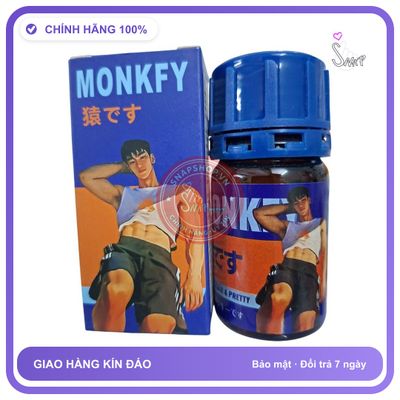 Popper MONKFY 40ml chính hãng - chai 40ml, hương dịu không nồng, hàng chuẩn nhập khẩu - giao hàng che tên kín đáo