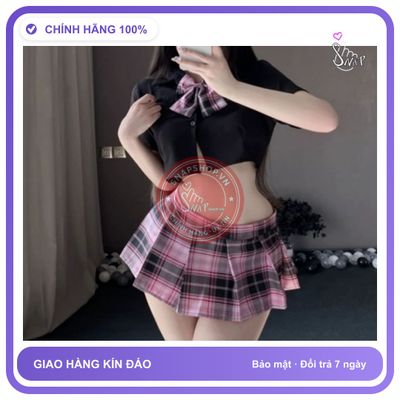 Váy Cosplay Nữ Sinh Caro Quyến Rũ chính hãng - chất vải mềm mát, đường may tỉ mỉ, tôn dáng quyến rũ - giao hàng che tên kín đáo