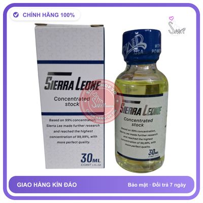 Popper Sierra Leone 30ml Chính Hãng Nhập Khẩu Mỹ - chai 30ml, hương dịu không nồng, hàng chuẩn nhập khẩu - giao hàng che tên kín đáo