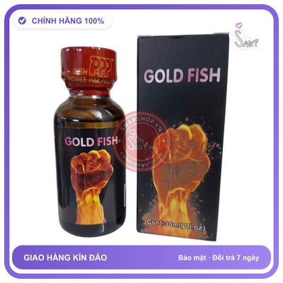 Poppers Gold Fist Bản 30ml Mạnh Mẽ chính hãng - chai 30ml, hàng chuẩn nhập khẩu, nắp kín không bay hơi - giao hàng che tên kín đáo