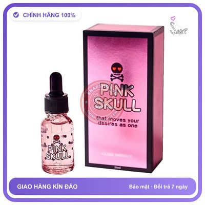 Serum Tăng Khoái Cảm Chăm Sóc Vùng Kín Pink Skull chính hãng - chất liệu an toàn cho da, dễ vệ sinh, êm ái khi dùng - giao hàng che tên kín đáo