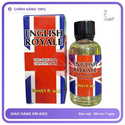 Popper English Royale The Original UK Sensation 30ml chính hãng - chai 30ml, hàng chuẩn nhập khẩu, nắp kín không bay hơi - giao hàng che tên kín đáo