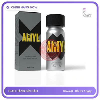 Popper Amyl Pocket - 30ml chính hãng - chai 30ml, hàng chuẩn nhập khẩu, nắp kín không bay hơi - giao hàng che tên kín đáo