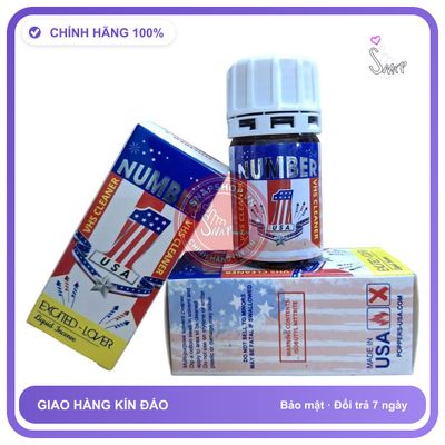 Popper Number 1 USA 40ml Chính Hãng - chai 40ml, hàng chuẩn nhập khẩu, nắp kín không bay hơi - giao hàng che tên kín đáo