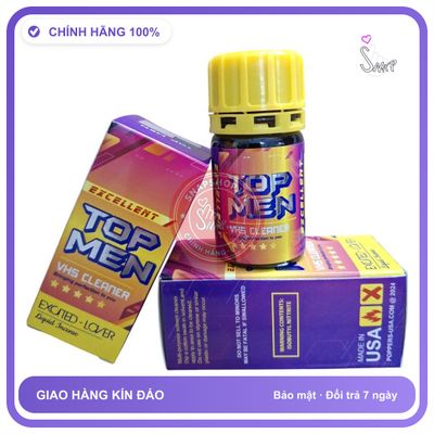 Popper Top Men 40ml Chính Hãng Dành Cho Top - chai 40ml, hương dịu không nồng, hàng chuẩn nhập khẩu - giao hàng che tên kín đáo