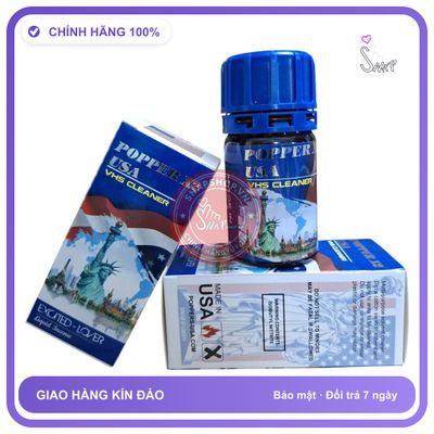 Popper X2 USA Excited Lover 40ml Tăng Hưng Phấn Không Cồn chính hãng - chai 40ml, hương dịu không nồng, dòng mạnh - giao hàng che tên kín đáo