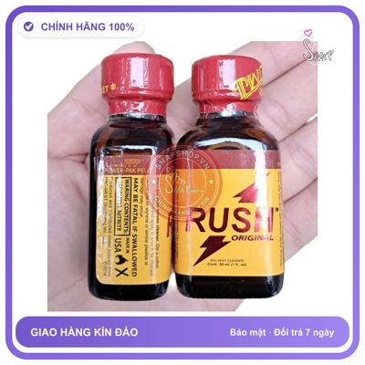 Popper Rush Original Chính Hãng PWD 30ml - chai 30ml, hương dịu không nồng, hàng chuẩn nhập khẩu - giao hàng che tên kín đáo
