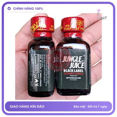 Popper Jungle Juice Black Label PWD USA 30ml chính hãng - chai 30ml, hương dịu không nồng, hàng chuẩn nhập khẩu - giao hàng che tên kín đáo