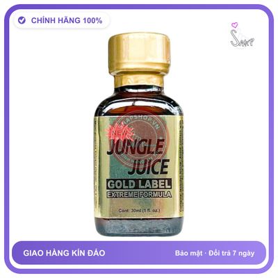 Popper Jungle Juice Gold Label Mỹ Chính Hãng 30ml - chai 30ml, hương dịu không nồng, hàng chuẩn nhập khẩu - giao hàng che tên kín đáo