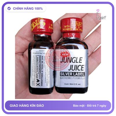 Popper Jungle Juice Plaitnum 30ml USA chính hãng - chai 30ml, hương dịu không nồng, hàng chuẩn nhập khẩu - giao hàng che tên kín đáo