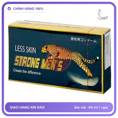 Bao Cao Su Kéo Dài Thời Gian Strong Men chính hãng - siêu mỏng, có gai nổi, hộp 12 cái - giao hàng che tên kín đáo