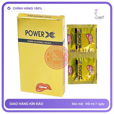Sủi Tăng Cường Sinh Lý Nam Giới Power X Hộp 2 Viên chính hãng - chất liệu an toàn cho da, dễ vệ sinh, êm ái khi dùng - giao hàng che tên kín đáo