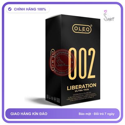 Bao Cao Su Oleo 0.02 Liberation Siêu Mỏng Nhiều Gel Hộp 10 Cái chính hãng - siêu mỏng 0.02mm, nhiều gel bôi trơn, có hương thơm - giao hàng che tên kín đáo