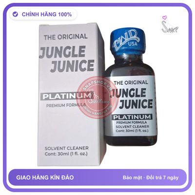 Popper Jungle Junice Platinum 30ml chính hãng - chai 30ml, hương dịu không nồng, hàng chuẩn nhập khẩu - giao hàng che tên kín đáo