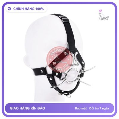 Đai Đeo Đầu Kèm Khóa Miệng Dụng Cụ Bạo chính hãng - chất liệu an toàn cho da, dễ vệ sinh, êm ái khi dùng - giao hàng che tên kín đáo