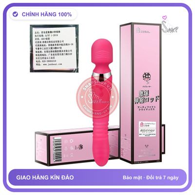 Chày Rung 2 Đầu Ngoáy Thụt Jundaoai chính hãng - 7 chế độ rung, silicone y tế, chất liệu an toàn cho da - giao hàng che tên kín đáo