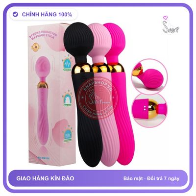 Chày Rung Hai Đầu 18 Chế Độ Cho Nữ chính hãng - 18 chế độ rung, sạc usb, silicone mềm mại - giao hàng che tên kín đáo