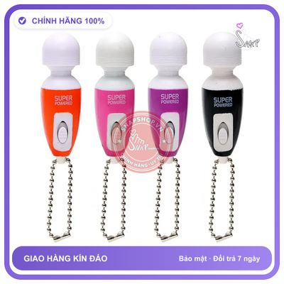 Chày Rung Tình Yêu Mini Móc Khóa 1 Đầu Massage Điểm G chính hãng - 1 chế độ rung, sạc usb, chất liệu an toàn cho da - giao hàng che tên kín đáo