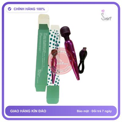 Chày Rung Massage Rung 360 Độ Pin Sạc chính hãng - sạc USB, xoay 360 độ, chất liệu an toàn cho da - giao hàng che tên kín đáo