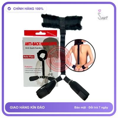 BDSM Còng Cổ Còng Tay Bondage Belt chính hãng - chất liệu an toàn cho da, dễ vệ sinh, êm ái khi dùng - giao hàng che tên kín đáo