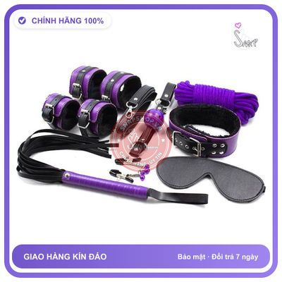 Bộ Dụng Cụ 8 Món Tạo Cảm Giác Mạnh chính hãng - chất liệu an toàn cho da, dễ vệ sinh, êm ái khi dùng - giao hàng che tên kín đáo