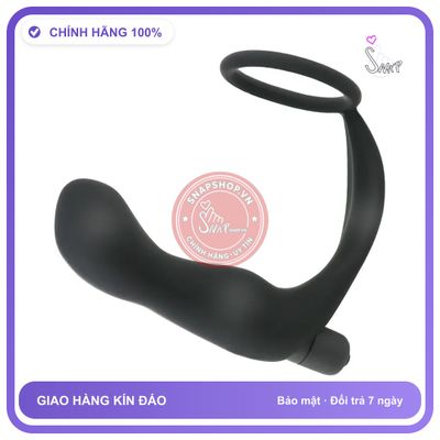 Máy Rung Kích Thích Tuyến Tiền Liệt Có Vòng chính hãng - sạc USB, chất liệu an toàn cho da, dễ vệ sinh - giao hàng che tên kín đáo