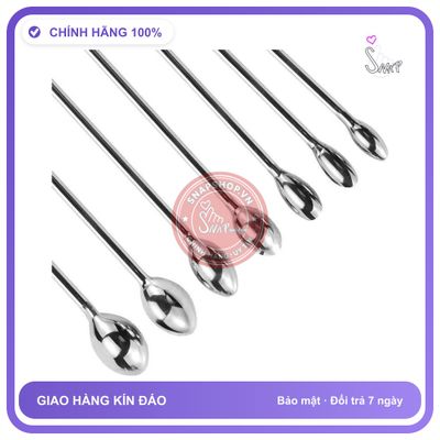 Que Sounding Bằng Thép Không Gỉ Kích Thích Niệu Đạo chính hãng - sạc USB, chất liệu an toàn cho da, dễ vệ sinh - giao hàng che tên kín đáo