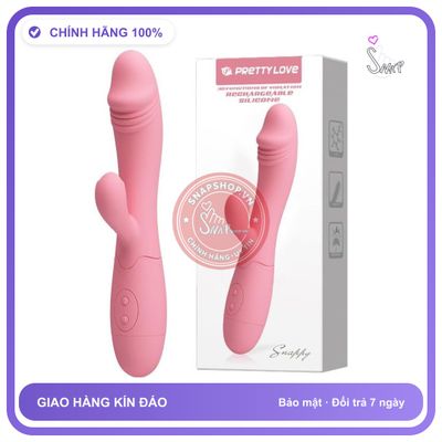 Dương Vật Giả Pretty Love Snappy Sạc chính hãng - 30 chế độ rung, sạc USB, silicone mềm - giao hàng che tên kín đáo