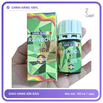 Popper Rainbow Pride 40ml Dành Cho Top Bot chính hãng - chai 40ml, hương dịu không nồng, hàng chuẩn nhập khẩu - giao hàng che tên kín hàng có sẵn