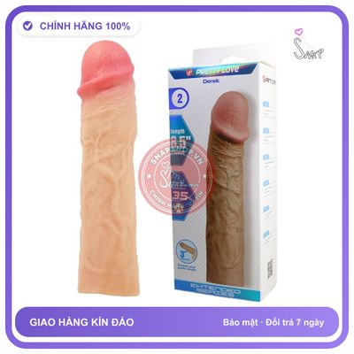 Bao Cao Su Đôn Dên Pretty Love Derek Siêu Mềm 8.5 Inch chính hãng - có hương thơm, ôm sát cảm giác thật, chất liệu latex an toàn - giao hàng có sẵn