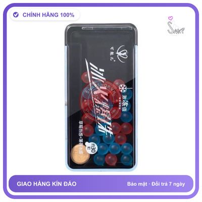 Kẹo Ngậm BJ Băng Hỏa Nóng Lạnh Hộp 30 Viên chính hãng - chất liệu an toàn cho da, dễ vệ sinh, êm ái khi dùng - giao hàng che tên kín đáo