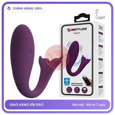 Trứng Rung Pretty Love Jayleen Điều Khiển Qua App Điện Thoại chính hãng - sạc USB, điều khiển từ xa, chất liệu an toàn cho da - giao hàng che tên kín đáo