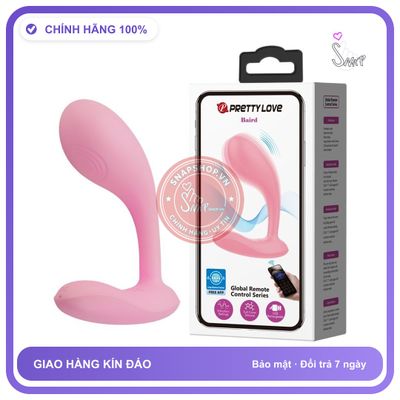 Trứng Rung Hậu Môn Kết Nối App Điện Thoại Pretty Love Baird chính hãng - 7 chế độ rung, sạc USB, điều khiển qua app - giao hàng che tên kín đáo