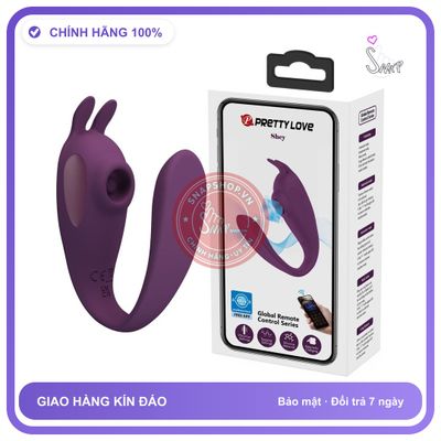 Trứng Rung Pretty Love Shey Tích Hợp 10 Tần chính hãng - chất liệu an toàn cho da, dễ vệ sinh, êm ái khi dùng - giao hàng che tên kín đáo