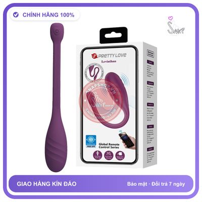 Trứng Rung Pretty Love Laviathan Điều Khiển Qua App Điện Thoại chính hãng - chất liệu an toàn cho da, dễ vệ sinh, êm ái khi dùng - giao hàng che tên kín đáo