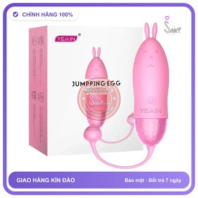 Trứng Rung Siêu Kích Thích Yeain Tai Thỏ Với chính hãng - 10 chế độ rung, sạc USB, silicone cao cấp - giao hàng che tên kín đáo