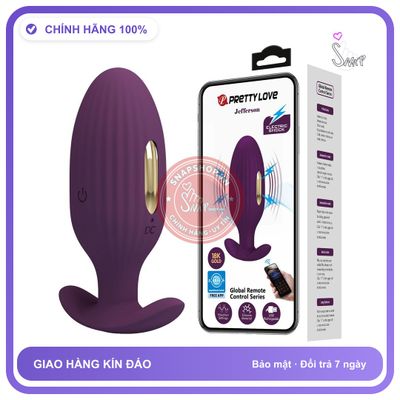 Máy Rung Hậu Môn Kích Điện Điều Khiển Qua chính hãng - điều khiển từ xa, silicone mềm mại, chất liệu an toàn cho da - giao hàng che tên kín đáo