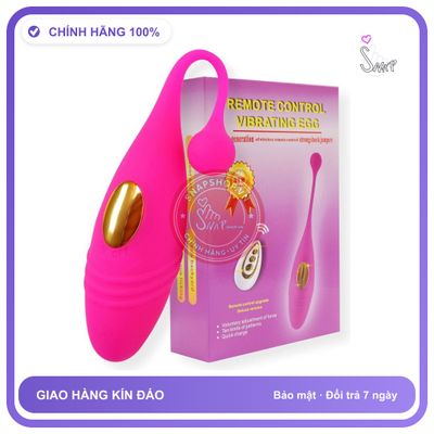 Trứng Rung Điều Khiển Từ Xa Egg Nòng Nọc chính hãng - 10 chế độ rung, sạc USB, silicone mềm - giao hàng che tên kín đáo