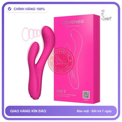 Dương Vật Giả Lovense Osci 3 Khám Phá Cực chính hãng - chất liệu an toàn cho da, dễ vệ sinh, êm ái khi dùng - giao hàng che tên kín đáo