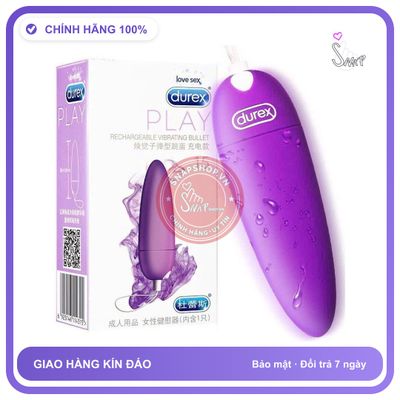 Trứng Rung Durex S-Viber Bullet 15 chính hãng - 5 chế độ rung, sạc USB, silicone y tế - giao hàng che tên kín đáo