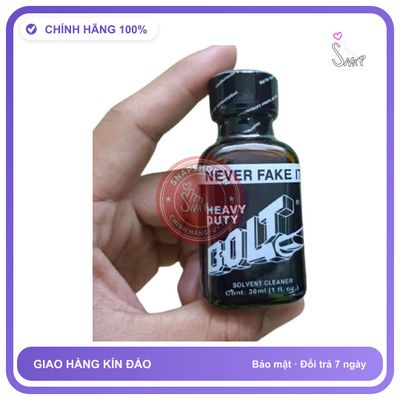 Popper BOLT HEAVY DUTY PREMIUM Chính Hãng USA 30ML - chai 30ml, hương dịu không nồng, hàng chuẩn nhập khẩu - giao hàng che tên kín đáo