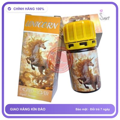 Popper Unicorn 40ml Chính Hãng - chai 40ml, hàng chuẩn nhập khẩu, nắp kín không bay hơi - giao hàng che tên kín đáo