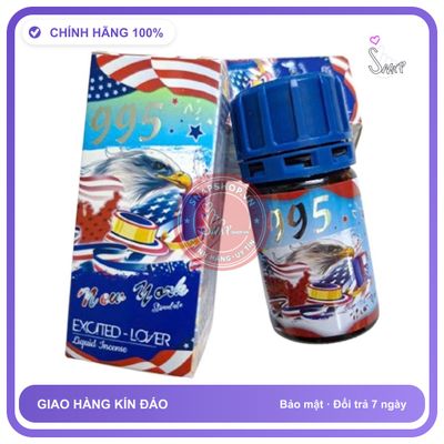 Chai Hít Popper 995 New York Excited Lover 40ml USA PWD chính hãng - chai 40ml, hương dịu không nồng, hàng chuẩn nhập khẩu - giao hàng che tên kín đáo