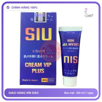 Kem Siu Vip Plus Nhật Kem Bôi Ngoài Da chính hãng - kéo dài thời gian, chiết xuất thảo dược, thấm nhanh không nhờn rít - giao hàng che tên kín đáo