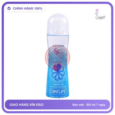 Gel Bôi Trơn COKELIFE Jam PH Neutral Ultra Smooth 100ml chính hãng - gốc nước không dính rít, dung tích 100ml, dịu nhẹ an toàn cho da - giao hàng che tên kín đáo