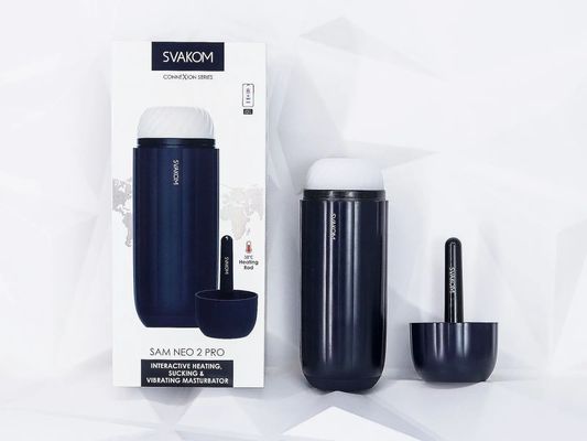 (Che Tên) Máy massage thư giãn âm đạo giả tự động Svakom Sam Neo 2 Pro phát nhiệt kết nối điều khiển [Mã TOY-10090]