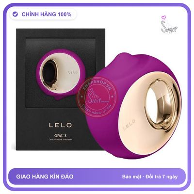 Máy Mát Xa LELO ORA 3 Kích Thích Âm chính hãng - sạc usb, chất liệu an toàn cho da, dễ vệ sinh - giao hàng che tên kín đáo